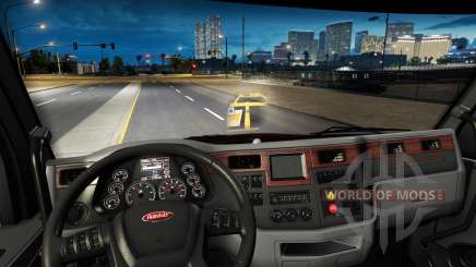 O holograma para o lado do minimapa para American Truck Simulator