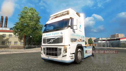 Baviera Express pele para a Volvo caminhões para Euro Truck Simulator 2