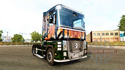 Tigre pele para Renault para Euro Truck Simulator 2