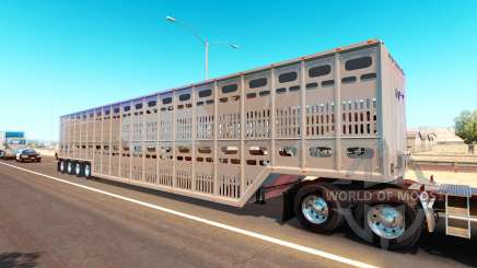 O transporte de animais semi-reboque para American Truck Simulator