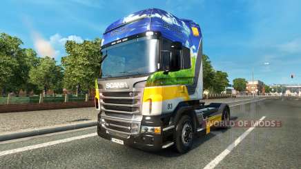 Gasunie de Transporte de pele para o Scania truck para Euro Truck Simulator 2