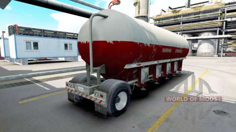 Semi-reboque tanque para American Truck Simulator