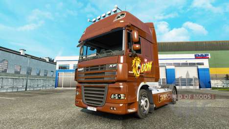 O Lion skin para o caminhão DAF para Euro Truck Simulator 2