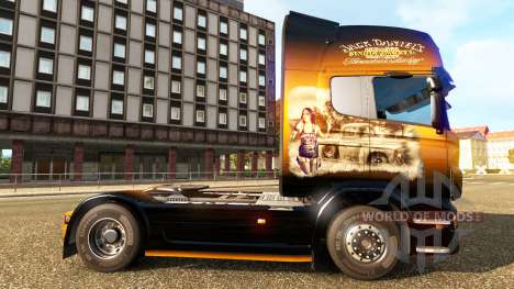 Jack Daniels pele para o Scania truck para Euro Truck Simulator 2