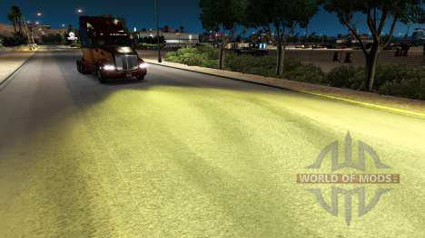A luz amarela v1.1 para American Truck Simulator