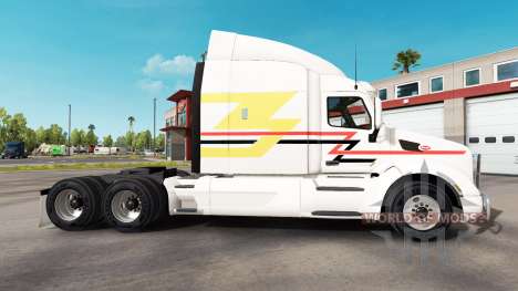 Linhas de pele no trator Peterbilt para American Truck Simulator