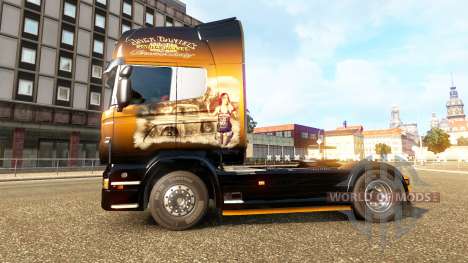 Jack Daniels pele para o Scania truck para Euro Truck Simulator 2