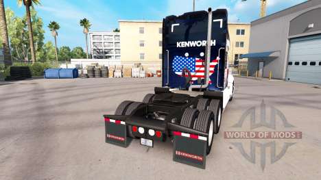 Pele U. S. A. Águia em um Kenworth trator para American Truck Simulator