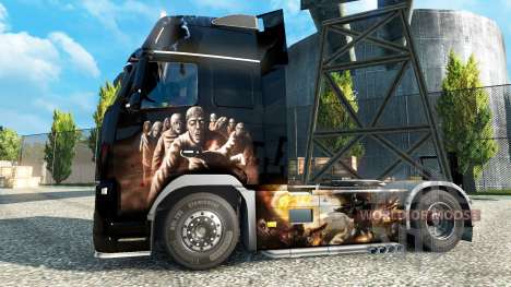 Zombie pele para o Volvo para Euro Truck Simulator 2