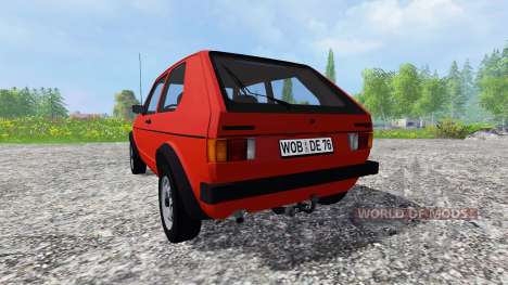 Volkswagen Golf I GTI 1976 para Farming Simulator 2015