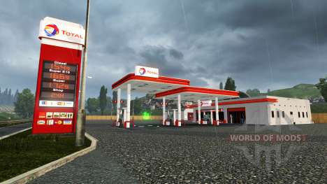 Europeu de posto de gasolina para Euro Truck Simulator 2