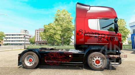 Red Scorpion pele para o Scania truck para Euro Truck Simulator 2
