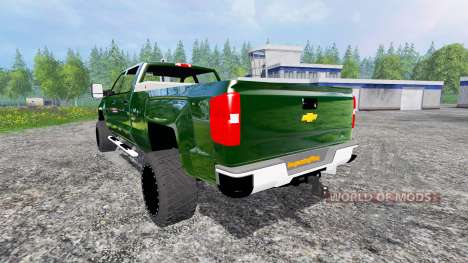 Chevrolet Silverado 3500 [plow truck] v2.0 para Farming Simulator 2015