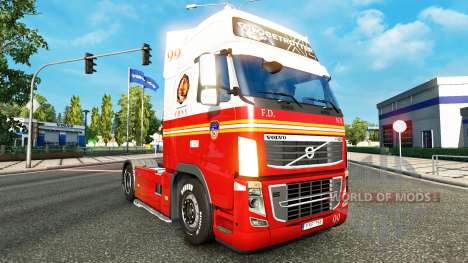 99 FDNY pele para a Volvo caminhões para Euro Truck Simulator 2
