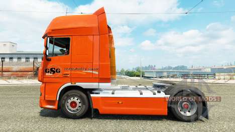 GSG pele para caminhões DAF para Euro Truck Simulator 2