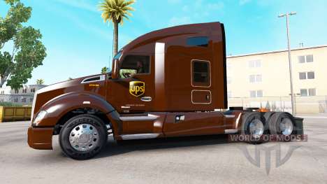 UPS pele para o Kenworth trator para American Truck Simulator