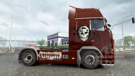 Pele FC St. Pauli em um caminhão Volvo para Euro Truck Simulator 2