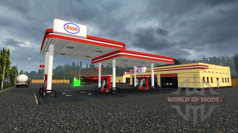 Europeu de posto de gasolina para Euro Truck Simulator 2