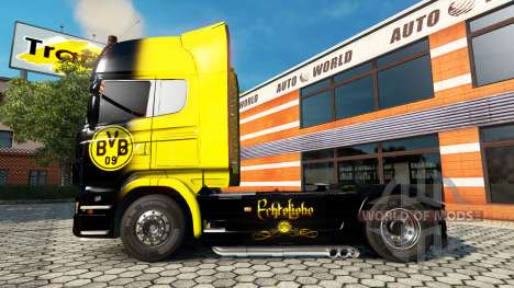 BvB pele para o Scania truck para Euro Truck Simulator 2