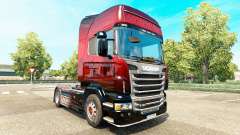 Red Scorpion pele para o Scania truck para Euro Truck Simulator 2