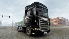 O Jack Daniels Aniversário da pele para Scania truck para Euro Truck Simulator 2