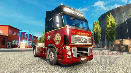 O Orlando corpo de bombeiros de peles para a Volvo caminhões para Euro Truck Simulator 2