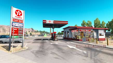 Real posto de gasolina para American Truck Simulator