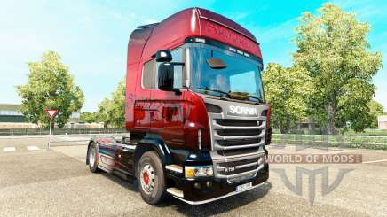 Red Scorpion pele para o Scania truck para Euro Truck Simulator 2