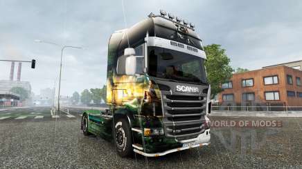 Pele Piratas do Caribe-no tractor Scania para Euro Truck Simulator 2