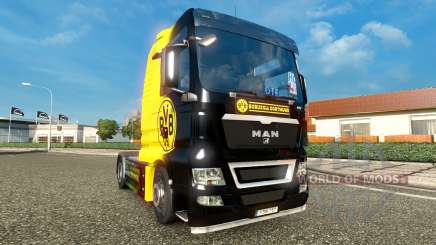 BvB pele para HOMEM caminhões para Euro Truck Simulator 2