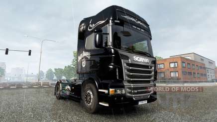 O Jack Daniels Aniversário da pele para Scania truck para Euro Truck Simulator 2