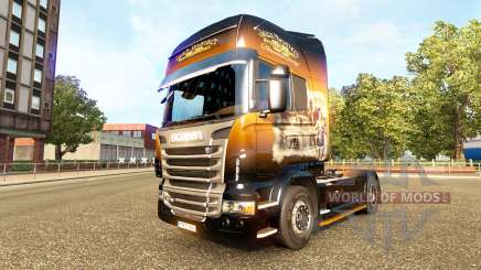 Jack Daniels pele para o Scania truck para Euro Truck Simulator 2