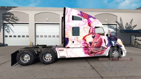 Pele Hanamiya Nagisa em um Kenworth trator para American Truck Simulator