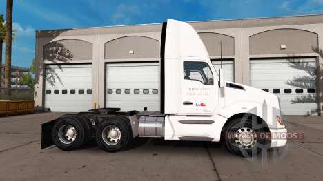 A FedEx pele para o Kenworth trator para American Truck Simulator