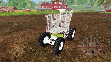 Manual carrinho de supermercado para Farming Simulator 2015