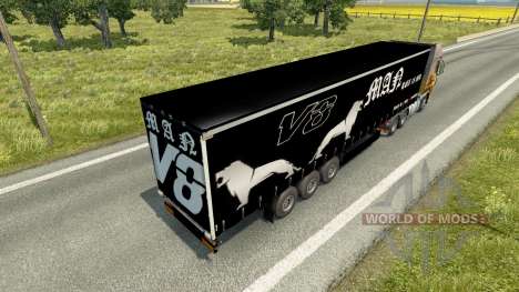 Trailer de HOMEM V8 para Euro Truck Simulator 2