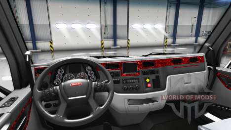 A mãe de pérola interior em um Peterbilt 579 para American Truck Simulator