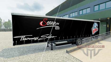 Pele Nuremberg Gelo Tigres no trailer para Euro Truck Simulator 2