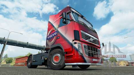 Volvo pele Especial para a Volvo caminhões para Euro Truck Simulator 2