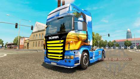 Pele Ilha na unidade de tracionamento Scania para Euro Truck Simulator 2