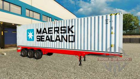 O Semi-Reboque Maersk Sealand para Euro Truck Simulator 2