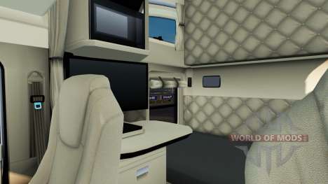O luxo do interior em Kenworth T680 para American Truck Simulator