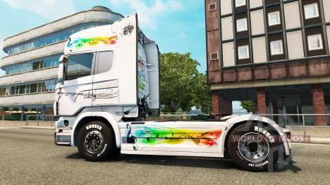 Música para a pele do Scania truck para Euro Truck Simulator 2