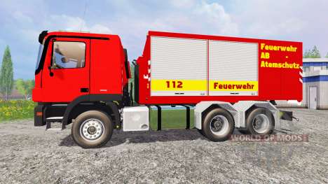 Mercedes-Benz Actros Feuerwehr para Farming Simulator 2015