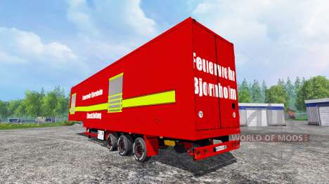 Semi-Reboque Fire Management Bjornholm para Farming Simulator 2015
