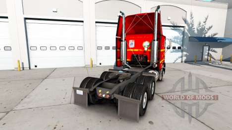 Pele SAIA do caminhão Freightliner FLB para American Truck Simulator
