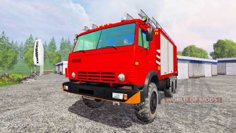 KamAZ-43114 [proteção contra incêndio] para Farming Simulator 2015