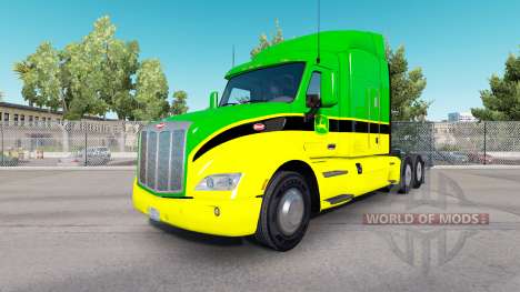 Pele John Deere tratores Peterbilt e Kenworth para American Truck Simulator