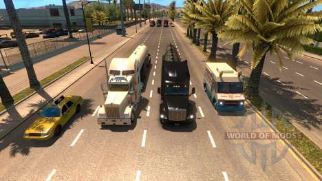 Mais caminhões no tráfego para American Truck Simulator