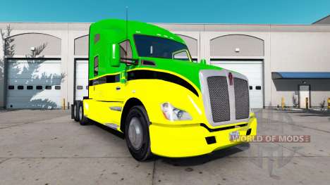 Pele John Deere tratores Peterbilt e Kenworth para American Truck Simulator